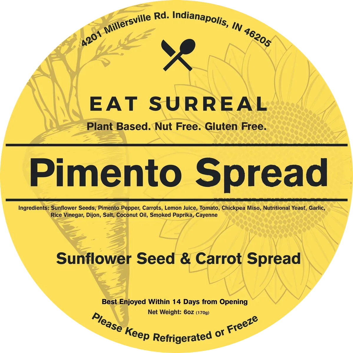 Pimento Spread label